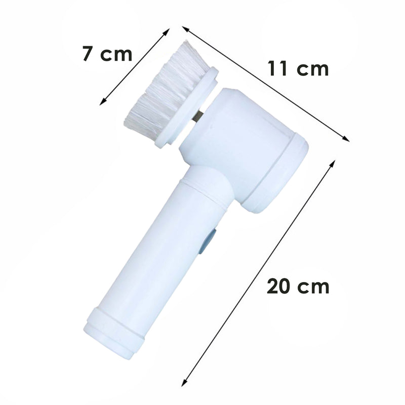 Escova De Limpeza Elétrica Multifuncional 3 em 1