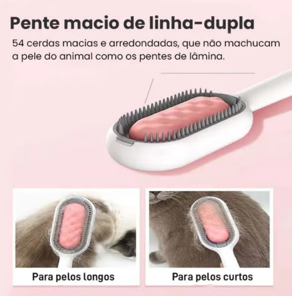 Escova Pet Multifuncional 3 em 1 -  PawsPerfect